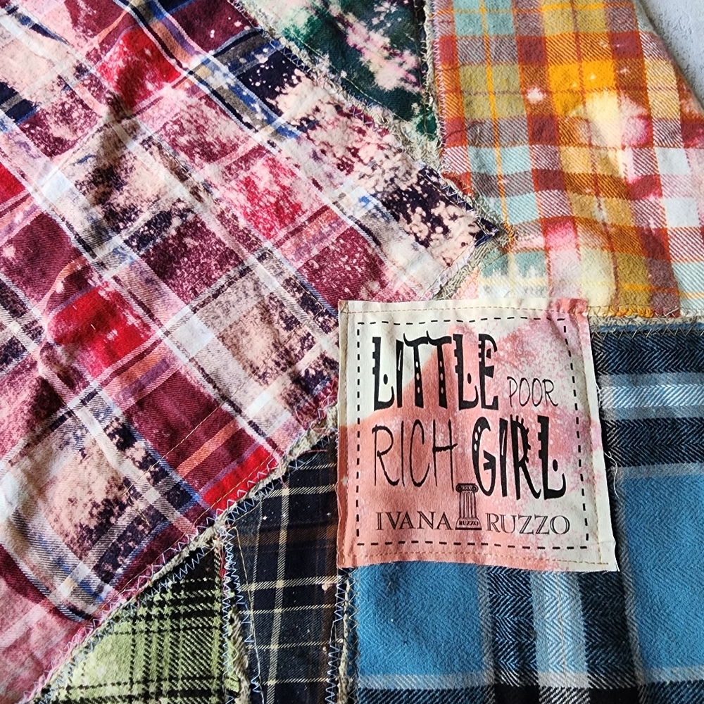 Designer Maxi Skirt Concept Upcycled Patchwork Artisan Craftsman Sustainabile - Picture 11 of 17